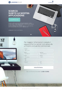 esempi landing page